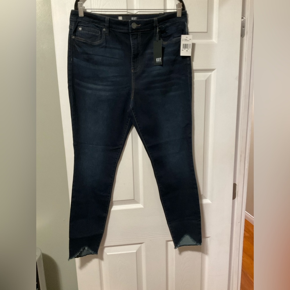 Kut from the Kloth Blue Ankle Cropped Denim